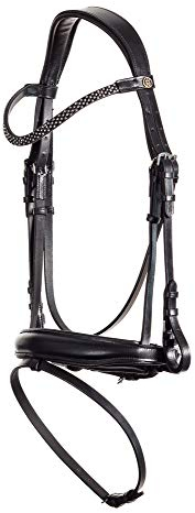 Crownclub Trense schwedisch kombiniert Prinz Paul schwarz Trensenzaum, Full