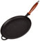 Syton Blinnica - Sartén para crepes (hierro fundido, con mango de madera extraíble, para todo tipo de fuegos, diámetro de 20 cm)