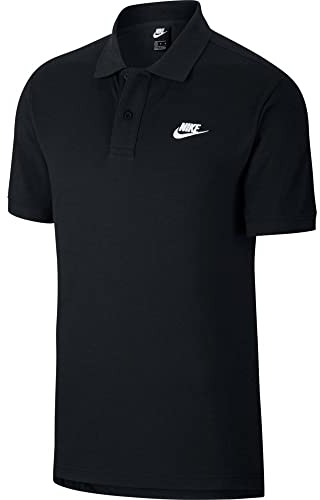 NIKE CJ4456-010 M NSW SCE POLO MATCHUP PQ Polo shirt mens black/(white) 3XL