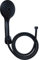 Cornat Brause-Set Noir - Black Edition - Handbrause 125 mm - 3 Strahlarten: Normal- & Sprühstrahl - Anti-Kalk & Wasserspareinsatz - 150 cm Brauseschlauch / Set für Dusche & Badewanne / TECBE3301