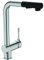 Ideal Standard Kolva BC476AA - Miscelatore per lavello doccia, estraibile, 2 getti, colore: Nero opaco