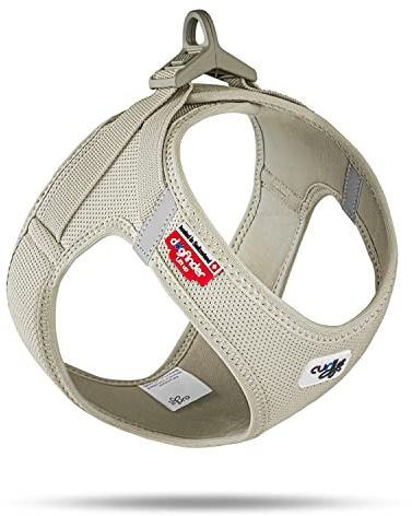 Vest Harness curli Clasp Air-Mesh Light-Tan M