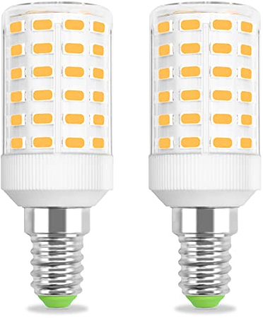 JINLONTA E14 LED Lampe 12V 5W Ersatz 60W Halogenlampe Warmweiß 3000K für Wohnmobil T26 Mini Mais Lampenlampe Niedervolt Kandelaber Lampen für Garage Garten Dekorlampe, 2er-Stück [MEHRWEG]