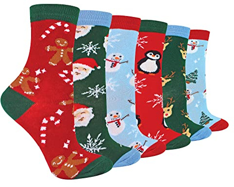 Kids Christmas Socks | Sock Snob | Novelty Fun Pattern Xmas Gift Socks for Boys & Girls