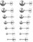 Aroncent Unisex Perle Ohrstecker Set: 7 Paar Edelstahl Imitation Perlen Kugel Ohrringe Ohr Piercing Geschenk für Herren Damen Silber 2mm 3mm 4mm 5mm 6mm 7mm 8mm