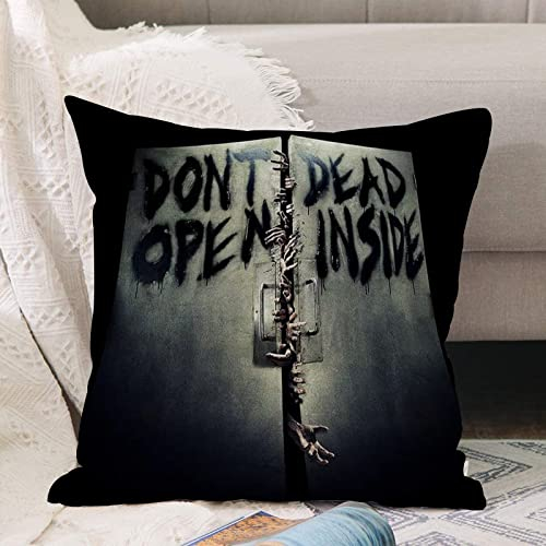 Kissenbezug 45x45 cm,Zombies Terrible Hands The Walking Dead Einzigartig,Outdoor Kissen Kissenbezüge Kissenhülle Sofa Kissen dekokissen Zierkissen für Wohnzimmer Garten deko draußen