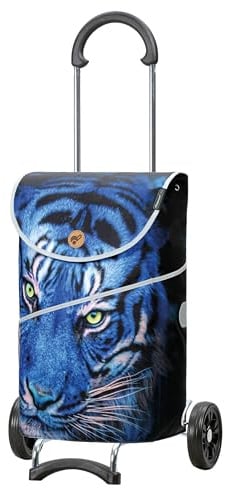 ANDERSEN Einkaufstrolley - Scala Shopper Mix A08 | mit Flüsterrädern, klappbar, aus Stahl, bis 40 kg - Tasche Limited Edition, Seitenfach, Innenfach, 46 L