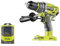 Pack RYOBI Perceuse-visseuse à percussion R18PD7-0 Brushless OnePlus sans batterie ni chargeur - Coffret 46 accessoires mixtes RAK46MIX
