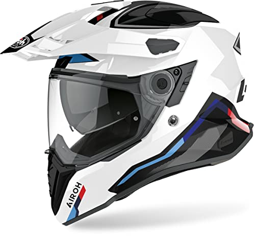 Airoh Motorradhelm Commander Factor White Gloss S