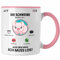 Trendation - Die Schweine Rufen An Tasse Geschenk für Schweine Züchter Besitzer Geschenkidee Lustig Spruch Bauer Landwirt (Rosa)