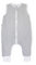 Ehrenkind® Baby Sommerschlafsack mit Füßen Musselin | aus weicher OEKO-TEX zertifizierter Bio-Baumwolle | Sommer Baby Schlafsack 1 TOG Gr. 90 Farbe Grau weiße Punkte