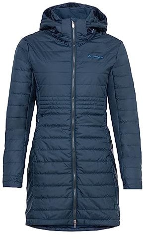VAUDE Damen Women's Moena Insulation Parka Jacke, Dark Sea Uni, 44 EU