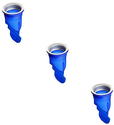 DOITOOL 3pièces Joint Silicone Anti-odeur Pour Drain De Sol Préventeur De Retour Eau Pour Salle De Bain Cuisine Et Toilettes Couverture De Drain Silicone