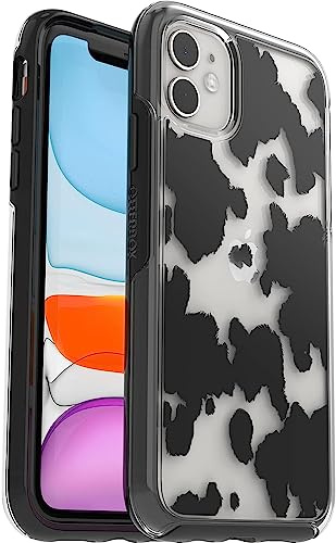 OtterBox Symmetry Series Schutzhülle für iPhone 11 (nicht Pro/Pro Max), keine Einzelhandelsverpackung, Kuhdruck