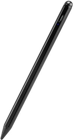 Stylet pour ordinateur portable Lenovo Yoga 7i 14 2 en 1, stylo actif numérique à pointe fine pour écrans tactiles Lenovo sur dessin/écriture/croquis précis - Noir