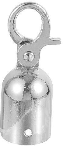 ABOOFAN Butée Extrémité De Corde Acier Inoxydable Connecteur De Corde Avec Crochet Attache De Pour Garde-corps Et Aménagements Extérieurs