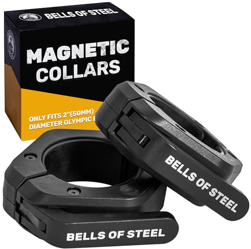 Collari magnetici per bilanciere [campane d'acciaio] Morsetti per bilanciere di alta qualità, clip per bilanciere a sgancio rapido, morsetti per bilanciere olimpico, clip da palestra in nylon ad alta
