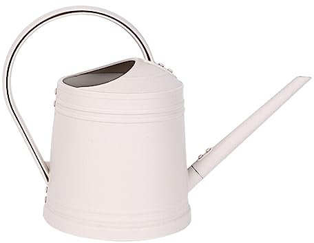 Arrosoir à bec long en étain imitation 1,8 l - Pour la maison et le balcon - Grande capacité - Outils de jardin - Arrosoir pour plantes d'intérieur (beige-7, taille unique)