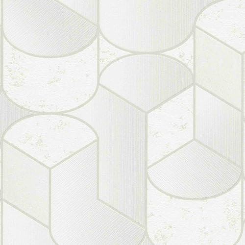 Erismann 10384-31 Collection Collage Papier peint intissé Motif 0,53 x 10,05 m Gris Salon Couloir Bureau Cuisine Salon Salon Couloir Bureau Cuisine Salon