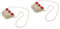 PACKOVE 2 Stk Strohsack Für Kinder Kindertasche Strohtasche Mädchen Handbuch Kleine Erdbeere