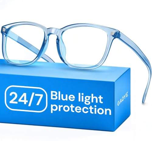 Gaoye Blaulichtfilter-Brille – Anti-UV-Computer- und Gaming-Brille, Blaulichtblocker für Damen und Herren