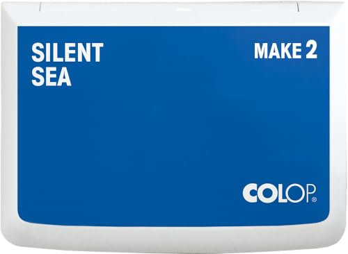 COLOP Stempelkissen MAKE 2 silent sea 70 x 110 mm, Kissen für traditionelle Handstempel und Kreativstempel