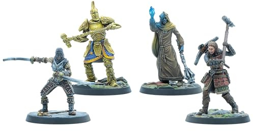 Modiphius Entertainment | The Elder Scrolls: Call to Arms | Adventurer Veterans | Miniature Game | Unpainted