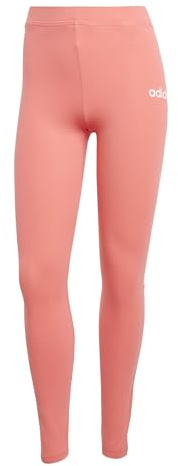 adidas Damen ESSENTIALS LINEAR COTTON LEGGINGS, semi turbo/white, S