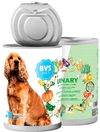 Barakaldo Vet Shop | Comida Húmeda para Perros Diet Urinary Pavo y Cerdo | Indicado para la disolución y reducción de cálculos a Base de estruvita con adificantes de la orina | 1 unid. x 400 gr