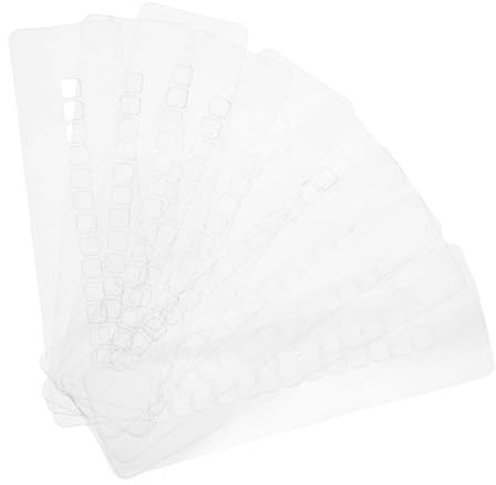 WRITWAA 10pcs Heat Shield Guards Hair Extensions Attachment Multi Hole Shield Spacers Glue Protector for Hair Extensions