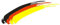 Flagge Aufkleber Nationalflaggen Stickers, Fahnen Autoaufkleber Gesichtaufkleber Europa Flaggen Aufkleber Dekoration für Wohnmobil Motorrad Helm Fahrrad, Wasserdicht, UV Beständig (Deutschland, 1PC)