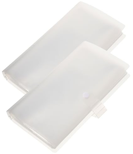 GARIOUANS Album Raccolta Biglietti Tasche Trasparenti e Chiusura a Bottone Set 2 Pezzi per Biglietti Aerei e Concerti Libretto Raccolta Foto Personalizzabile per Viaggi e Eventi Speciali