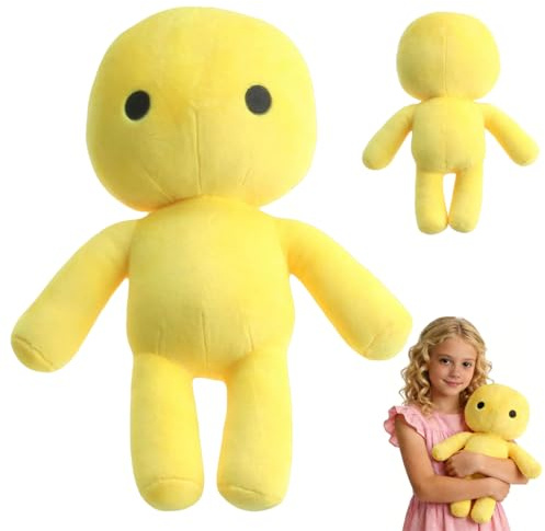 HBSFBH Gelber Plüschtiere, 29 cm Wobbly Life Plüschfigur, Wackeliges Leben Plush, Gelber Weiches Spielzeug Für Kinder, G-elber Plush Toys, G-elber Puppe für Kinder, Geschenk für Jungen und Mädchen