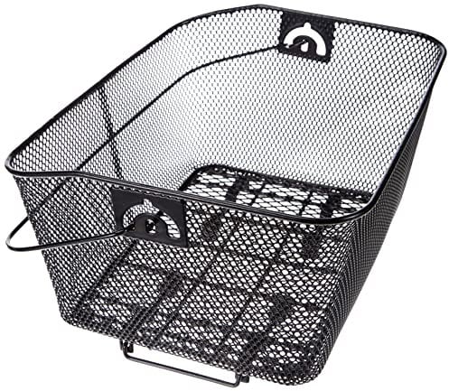 FISCHER Einkaufskorb, hinten Klemmbefestigung, schwarz