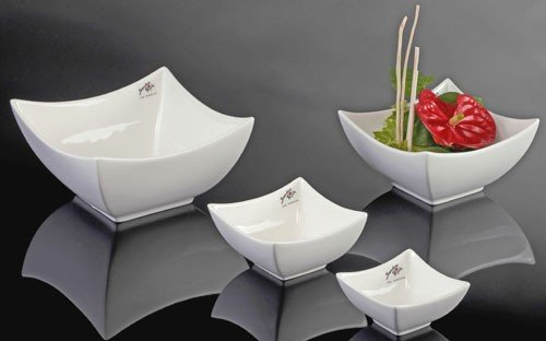 Sandra Rich Porzellan Schale 15 Weiss