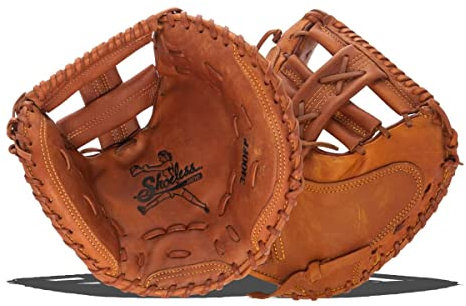 Shoeless Joe guantes Fast Pitch marrón para baño - 3400FPCMR, Lanzador diestro, Marrón