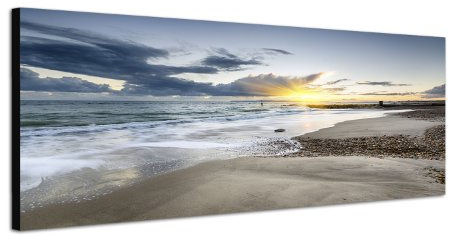 120x40cm Bild auf Leinwand und Keilrahmen fertig zum aufhängen moderne Wandbilder Bilder Bild Kunst Kunstdruck Deko für Wohnzimmer, Schlafzimmer, Büro u.v.m.