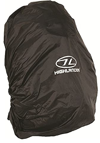 Highlander RUCKSACK COVER BLACK - LARGE - Fits 60-70 Litre Packs