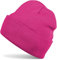 styleBREAKER Unisex Beanie Strickmütze Einfarbig, Feinstrick Mütze doppelt gestrickt, warme Winter Strickbeanie 04024029, Farbe:Pink