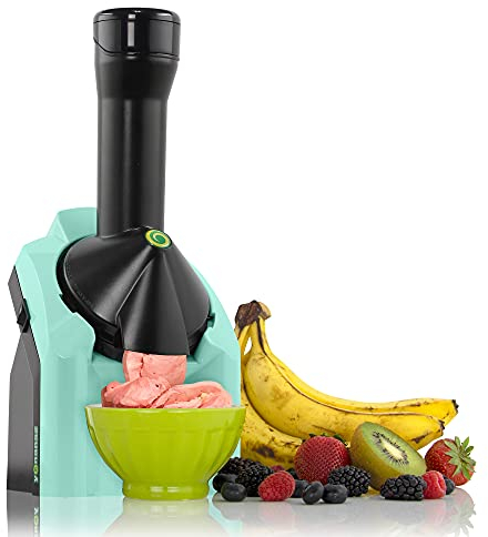 Yonanas 902MN Machine à dessert classique végétalienne sans produits laitiers congelés sans BPA, comprend 36 recettes, 200 W, menthe
