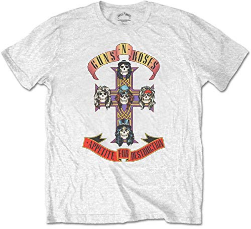 Rock Off Guns N' Roses Appetite for Destruction Officiel T-Shirt Hommes Unisexe (Small)
