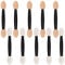 10 pièces applicateur fard a paupiere, Pinceau à paupières jetable, Pinceaux Maquillages, Fard à Paupières Outils de Maquillage,double face, éponge avec pointe,pour Application de Maquillage