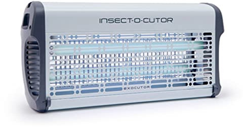 Insektenfalle mit Stromgitter Exocutor 30 W Weiß für Gewerbe bis 100 m²