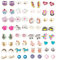 JUZICHEN 32 Paires Boucle d Oreille Enfants Fille, Hypoallergénique Acier Inoxydable Enfants Mignon Boucles D'Oreilles, Animal Fruit Perle Fleur, Für Mädchen Damen