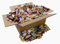 CAPTAIN PLAY Karneval Wurfmaterial, 4 kg Mix, 300 Teile Wurfmaterial Karneval in Einzelverpackung, Süßigkeiten Großpackung mit Resten von Halloween, Weihnachten und Ostern