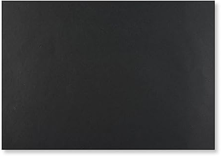 50 Matt Black C4 (to fit A4) Envelopes - 229mm x 324mm - Straight Wallet Flap Peel/Seal Black Coloured Envelopes - 120gsm Clariana Paper - to Fit A4 Inserts (Unfolded)