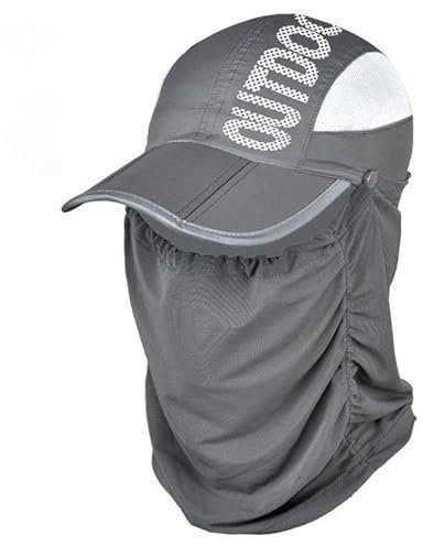 HEVIBK Sonnenschutzhüte, Baseballkappen, Klapphüte, Mützen, Sonnenhüte, Freizeithüte, Outdoor (Grau)
