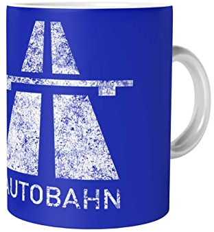 Urban Backwoods Autobahn Tasse Mit Spruch Kaffeetasse