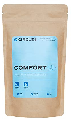 Circles Infusion Flore Intime & Urinaire Goût Lavande 100g | Diurétique Naturel | Cure 1-3 Mois | Femme Équilibre Hormonal