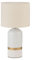 Pauleen 48318 Tischleuchte Glowing Soul E14 max. 20W Creme Stoff, Keramik Nachttischleuchte